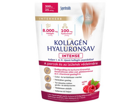 Interherb Kollagén & Hyaluronsav Intense Porcépítő Italpor Málna ízű 300 g