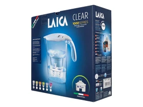 Laica Color Clear Line fehér kancsó 1db szűrőbetéttel