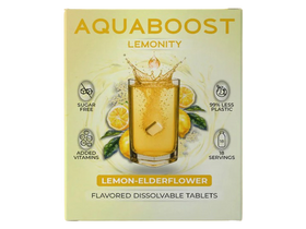 Aquaboost Lemonity Citrom-Bodza ízű pezsgőtabletta 18db 40g