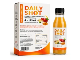 Multi 4U DAILY SHOT Gyömbér & Kurkuma citrommal és feketeborssal 4x175 ml