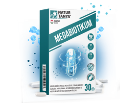 NT MEGABIOTIKUM 12 féle baktériumtörzs, fermentált, galaktomannán típusú PHGG rosttal 30db