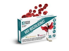 NT VAS-BISZGLICINÁT - Világszabadalommal védett szerves vas és BioPerine®  30db