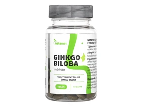 Netamin Ginkgo Biloba 300 mg – SZUPER kiszerelés 60 db