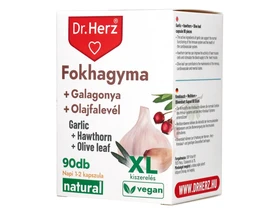 Dr. Herz Fokhagyma + Galagonya + Olajfalevél XL 90 db Kapszula