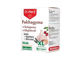 Dr. Herz Fokhagyma + Galagonya + Olajfalevél XL 90 db Kapszula