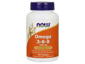 Now Omega 3-6-9 1000mg 100db