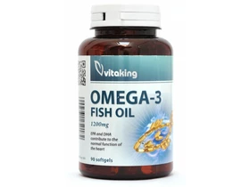 Vitaking Omega-3 gélkapszula 1200mg 90db EPA216/DHA144