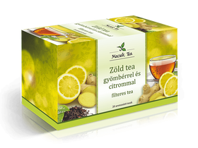 Mecsek Zöld tea gyömbérrel és citrommal 20 x 2g