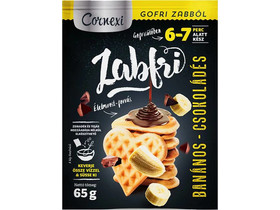 Cornexi Zabfri Banános-csokoládés alappor zabpehellyel, gofri és zabkása készítéséhez 65 g