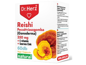 Dr. Herz Reishi 350mg + C-vitamin + Szerves Cink 60db