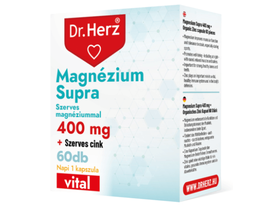 Dr.Herz Magnézium Supra 400mg + szerves cink 60db