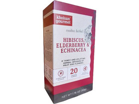 Khoisan Gourmet Hibiszkusz, bodza és körömvirág tea 20x2,5 g