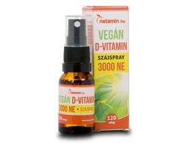 Netamin Vegan D-vitamin szájspray 3000 NE 15ml (2023.04.01)