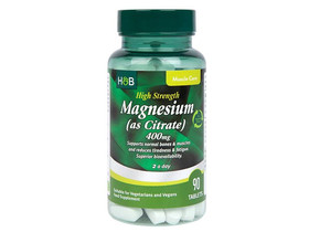 H&B Magnézium-citrát tabletta 400 mg 90 db