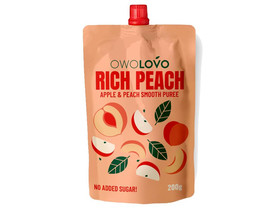 OWOLOVO Alma-őszibarack Rich Peach gyümölcspüré 200g