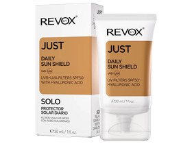 Revox B77 Just Daily Sun Shield Uva+Uvb Filters Spf50+ With Hyaluronic Acid 30ml