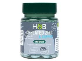 H&B Cink 15 mg+Réz tabletta 120 db
