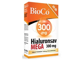 BioCo Hialuronsav MEGA 300 mg 60 db tabletta