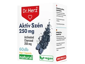 Dr.Herz Aktív Szén 250 mg 60 db kapszula