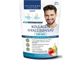 Interherb Kollagén & Hyaluronsav italpor FOR MEN Alma-Körte ízű 396 g