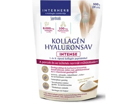 Interherb Kollagén&Hyaluronsav Porcépítő italpor INTENSE Natúr 300 g