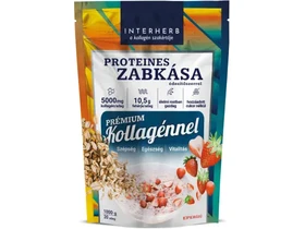 Interherb Zabkása Proteines Eperízű 1000g( Prémium Kollagénnel)