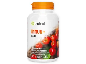 Immun+ C+D (Acerolás C-vitamin 1100mg + D3-vitamin 2200 NE) 105db