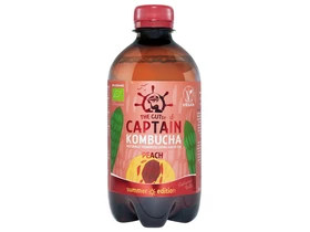 Kombucha Élőflórás ital őszibarackos BIO 400 ml