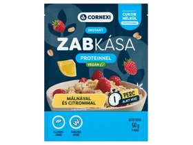 Cornexi Málnás-citromos protein zabkása édesítőszerrel, vegán 50g