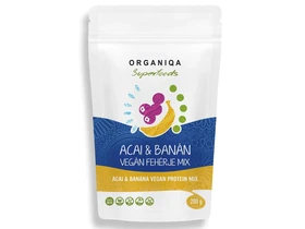 Organiqa BIO Vegán Acai-banán fehérje 200g