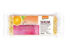 Sekem Biodinamikus Demeter Narancsos Szezám szelet 27g