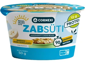 Cornexi Protein Zabsüti - banános-fehércsokoládés alappor zabbal, poharas sütemény készítéséhez 50g
