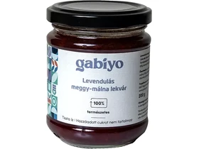 Gabiyo Levendulás Meggy-Málna lekvár (hozzáadott cukor nélkül) 200g