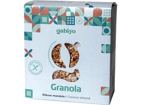 Gabiyo Gluténmentes Granola Kókusz-mandula (hozzáadott cukor nélkül) 275g