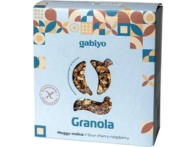 Gabiyo Gluténmentes Granola Meggy-málna (hozzáadott cukor nélkül) 275g