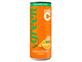 GREEN Narancslé - szénsavas, steviával, dobozos 330ml