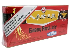 SANJING Blue Bottle Ginzeng Royal Jelly méhpempővel ampulla 10db