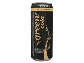 GREEN Cola 0% NO COFFEIN Dobozos 330ml