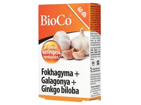 BioCo Fokhagyma Galagonya Ginkgo biloba tabletta 60db