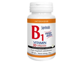 Interherb B1-vitamin 20 mg/tabletta 60 db