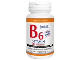 Interherb B6-vitamin 20 mg/tabletta 60 db