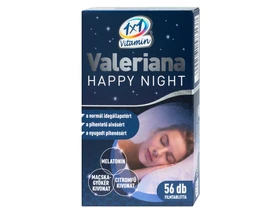 1x1 Vitamin Valeriana Happy Night melatoninnal filmtabletta 56db