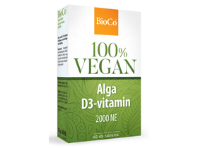 BioCo 100% VEGAN Alga D3 vitamin 2000 NE 60db
