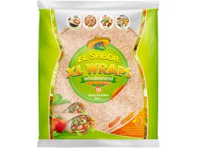 EL SABOR XL Teljes kiőrlésű Wrap 30cm 1647g (18 db/csomag)