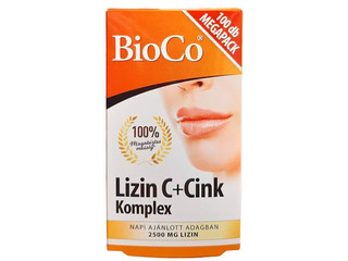 BioCo Lizin C+Cink Komplex MEGAPACK 100db