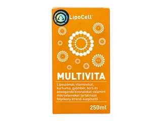 LIPOCELL Multivita liposzómás étrend kiegészítő 250 ml