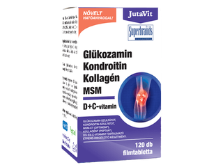 JutaVit Glükozamin + Kondroitin + Kollagén + MSM + D + C filmtabletta - Prevenció Patika
