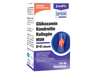 JutaVit Glükozamin + Kondroitin + Kollagén + MSM D+C vitamin 120db tabletta