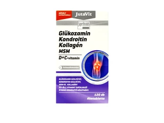 JutaVit Glükozamin + Kondroitin + Kollagén + MSM D+C vitamin 120db tabletta