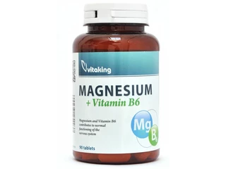 Vitaking Magnézium 150 mg + B6-vitamin 6 mg tabletta 90 db